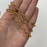 Ланцюжок 10 см Гіпоалергений 4.9 х 8 мм. Gold