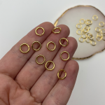 З'єднувальні кільця 8 мм Упаковка 100 шт. Gold