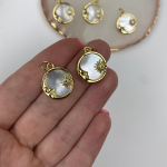 Кулон Місяць (Круглий) Gold