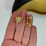 Швензи/Сережки «Зірка» Gold
